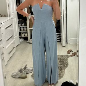 denim jumpsuit